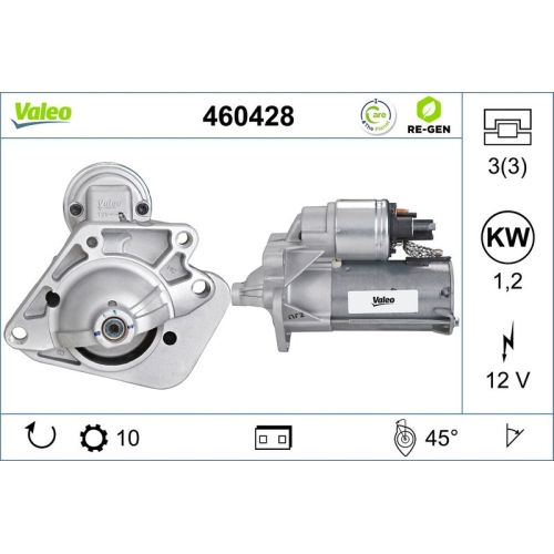 VALEO Starter VALEO RE-GEN AT