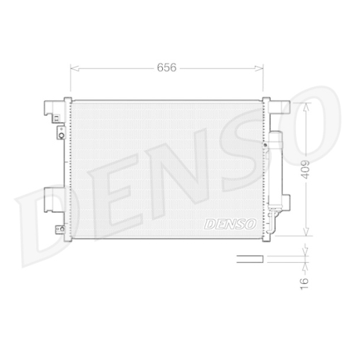 DENSO Kondensator, Klimaanlage