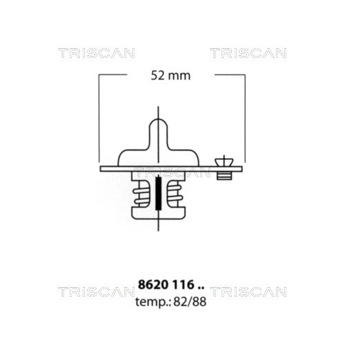 TRISCAN Thermostat, Kühlmittel