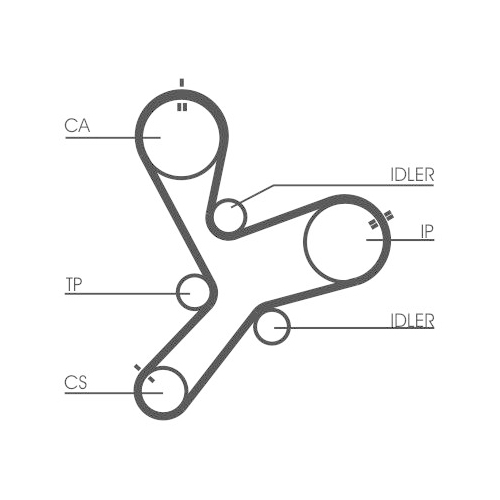 CONTINENTAL CTAM Zahnriemen