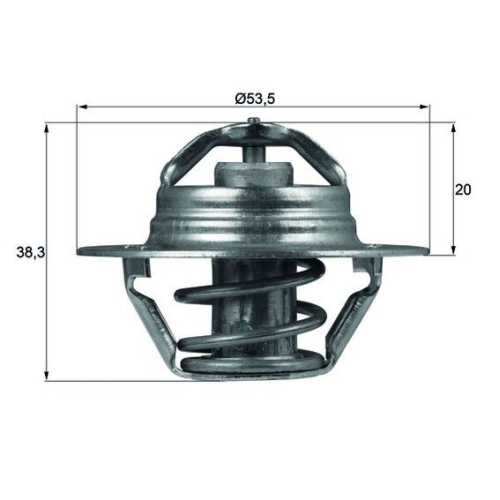 MAHLE Thermostat, Kühlmittel BEHR