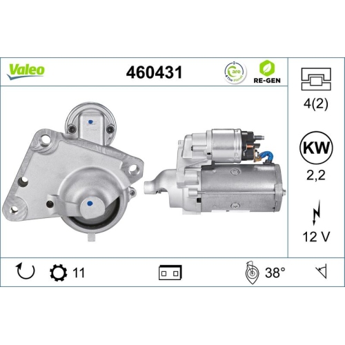 VALEO Starter VALEO RE-GEN AT