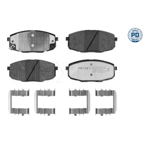 MEYLE Bremsbelagsatz, Scheibenbremse MEYLE-PD: Advanced performance and design.