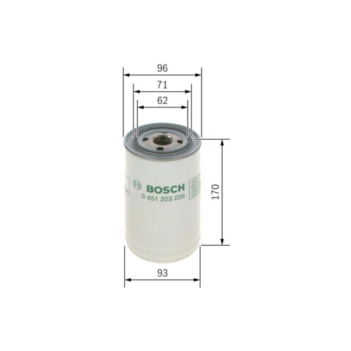 BOSCH Ölfilter