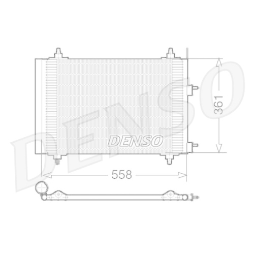 DENSO Kondensator, Klimaanlage