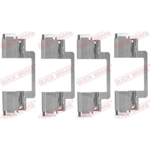 QUICK BRAKE Zubeh&ouml;rsatz, Scheibenbremsbelag