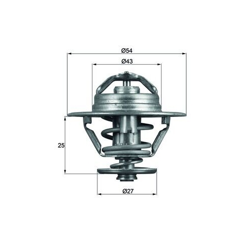 MAHLE Thermostat, Kühlmittel BEHR