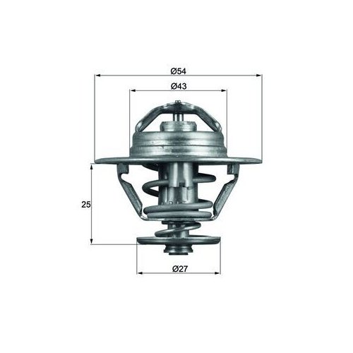 MAHLE Thermostat, Kühlmittel BEHR