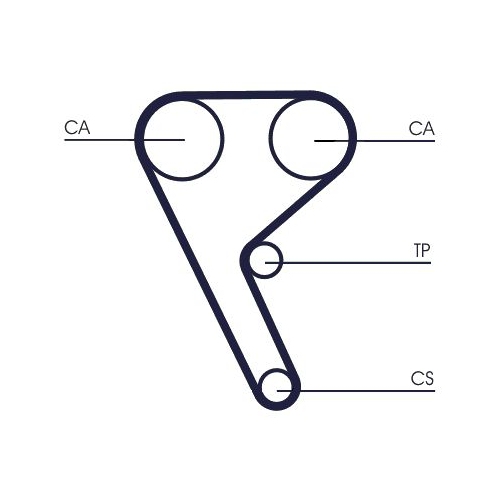 CONTINENTAL CTAM Zahnriemen