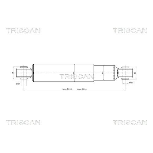 TRISCAN Stoßdämpfer