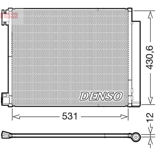 DENSO Kondensator, Klimaanlage