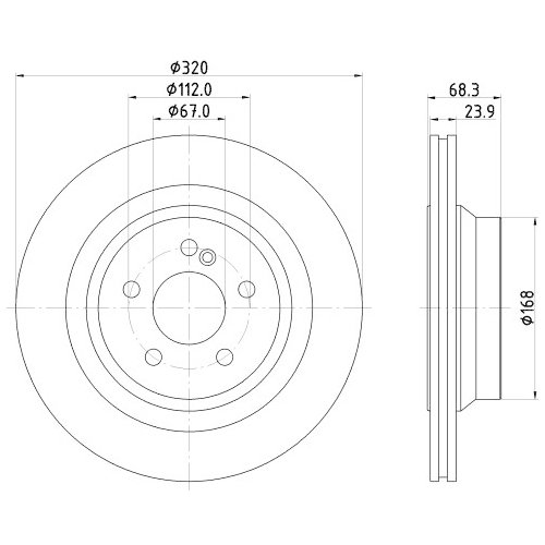 HELLA PAGID Bremsscheibe PRO High Carbon