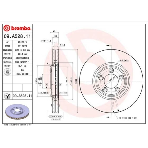 BREMBO Bremsscheibe PRIME LINE - UV Coated