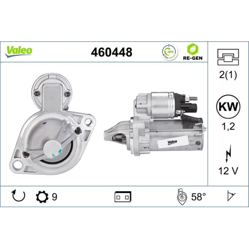 VALEO Starter VALEO RE-GEN AT