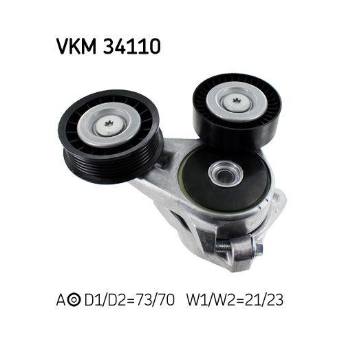 SKF Riemenspanner, Keilrippenriemen