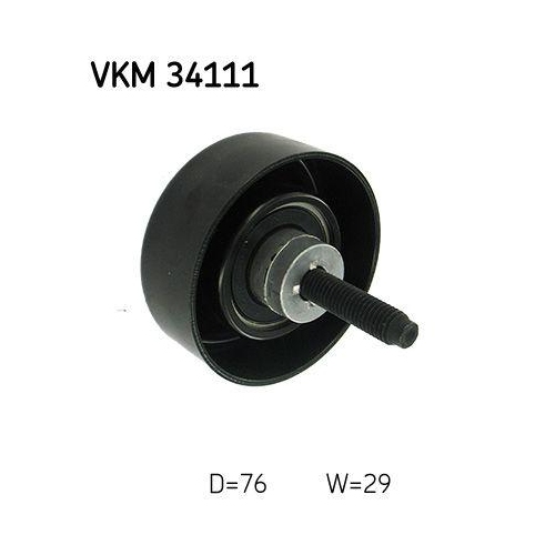 SKF Umlenk-/Führungsrolle, Keilrippenriemen