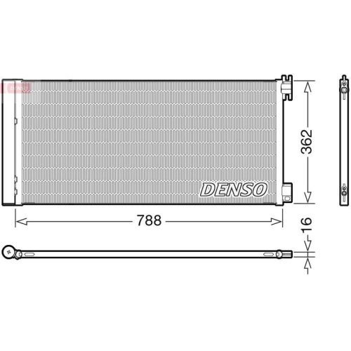DENSO Kondensator, Klimaanlage