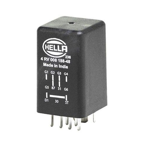 HELLA Steuergerät, Glühzeit