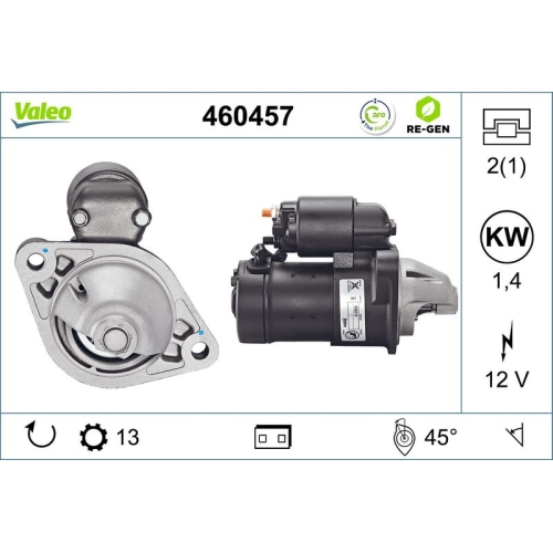 VALEO Starter VALEO RE-GEN AT