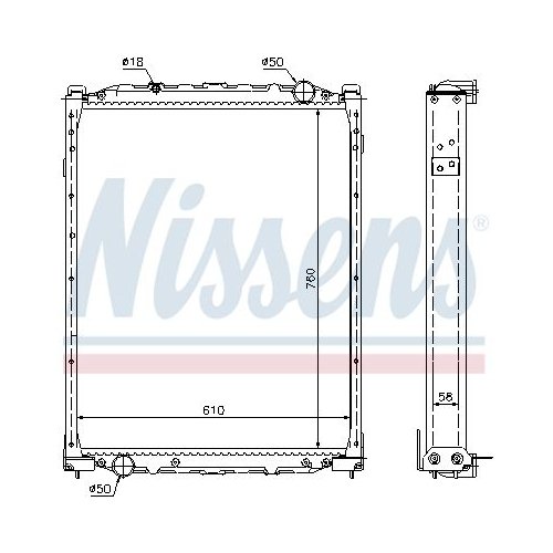 NISSENS Kühler, Motorkühlung