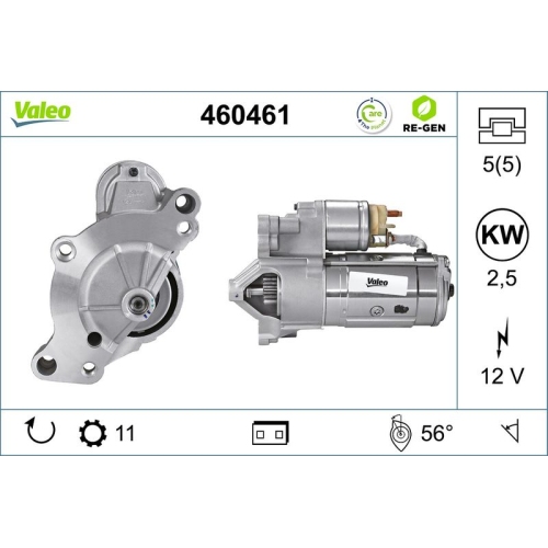 VALEO Starter VALEO RE-GEN AT