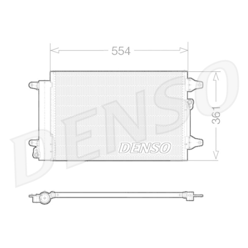 DENSO Kondensator, Klimaanlage