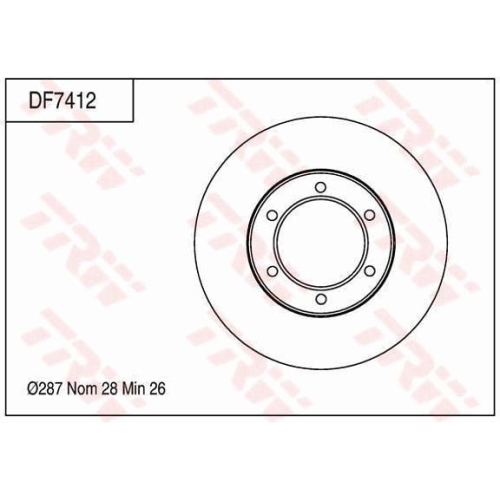 TRW Bremsscheibe