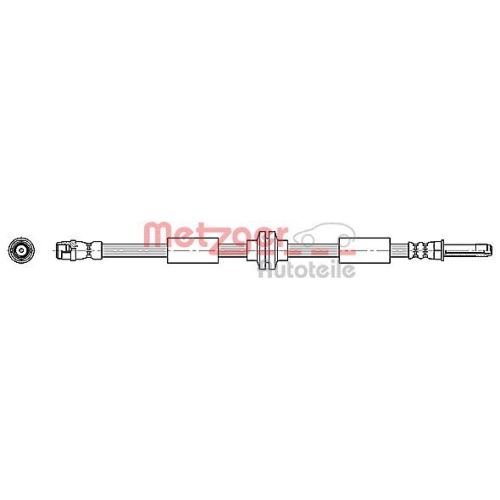 METZGER Bremsschlauch GREENPARTS