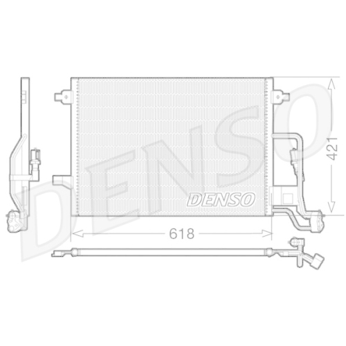 DENSO Kondensator, Klimaanlage