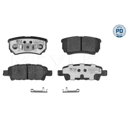 MEYLE Bremsbelagsatz, Scheibenbremse MEYLE-PD: Advanced performance and design.