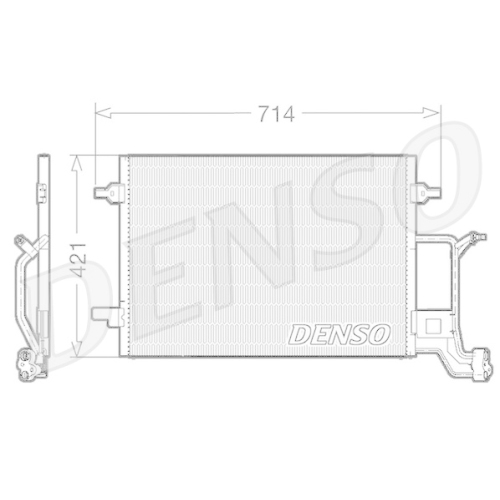 DENSO Kondensator, Klimaanlage