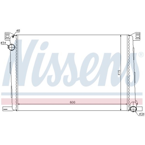 NISSENS Kühler, Motorkühlung