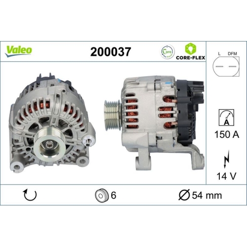 VALEO Generator VALEO CORE-FLEX