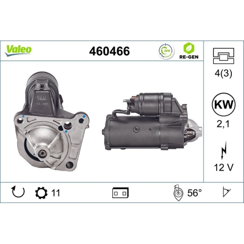 VALEO Starter VALEO RE-GEN AT