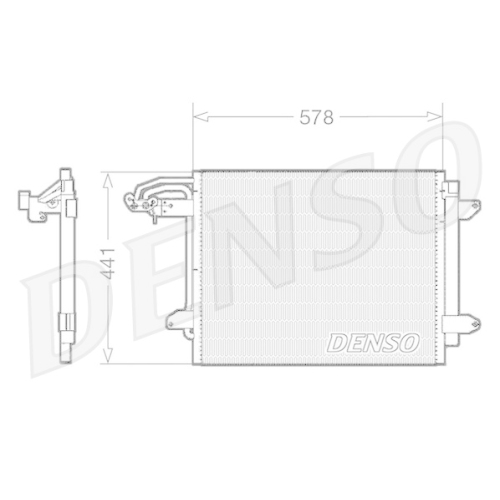 DENSO Kondensator, Klimaanlage