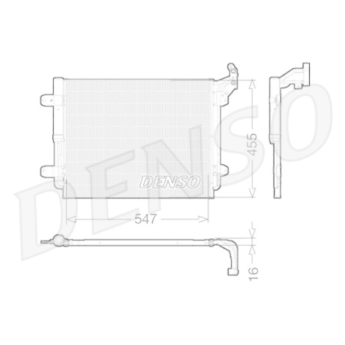 DENSO Kondensator, Klimaanlage