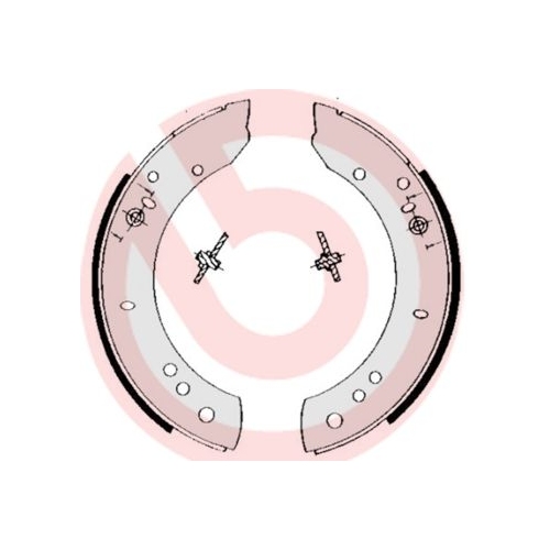 BREMBO Bremsbackensatz ESSENTIAL LINE