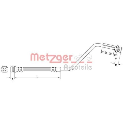 METZGER Bremsschlauch