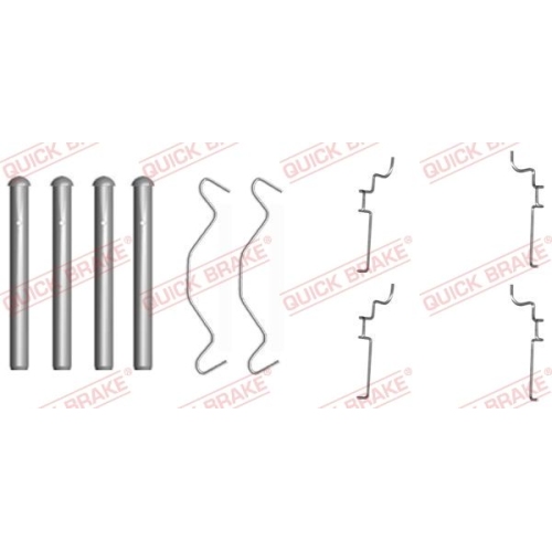 QUICK BRAKE Zubehörsatz, Scheibenbremsbelag