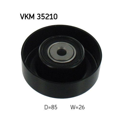 SKF Umlenk-/F&uuml;hrungsrolle, Keilrippenriemen