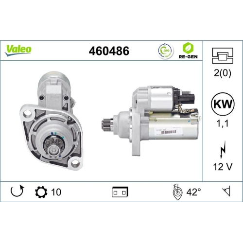 VALEO Starter VALEO RE-GEN AT