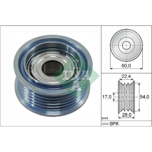 Schaeffler INA Umlenk-/Führungsrolle, Keilrippenriemen