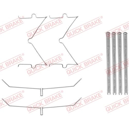 QUICK BRAKE Zubehörsatz, Scheibenbremsbelag
