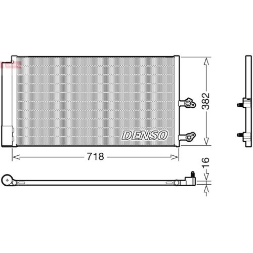 DENSO Kondensator, Klimaanlage