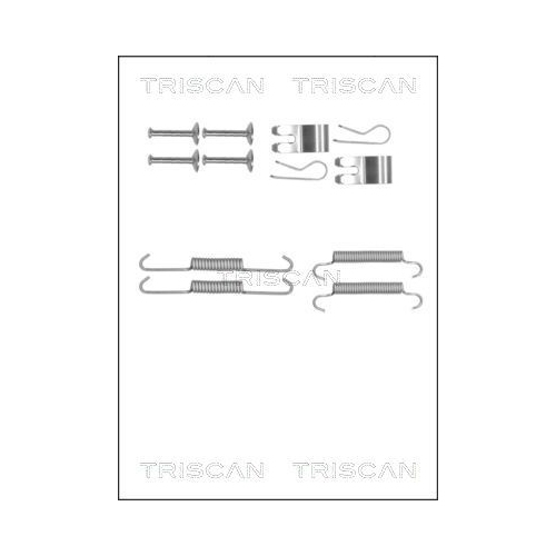 TRISCAN Zubehörsatz, Feststellbremsbacken