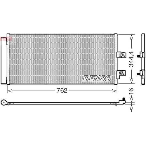 DENSO Kondensator, Klimaanlage