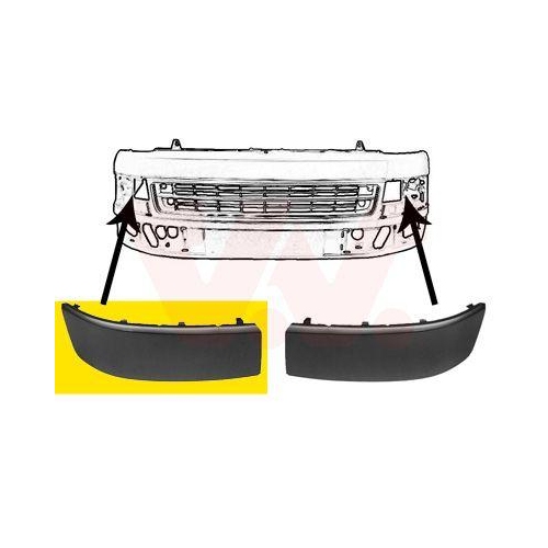 VAN WEZEL Zier-/Schutzleiste, Sto&szlig;f&auml;nger