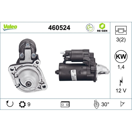 VALEO Starter VALEO RE-GEN AT