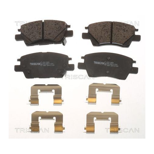 TRISCAN Bremsbelagsatz, Scheibenbremse