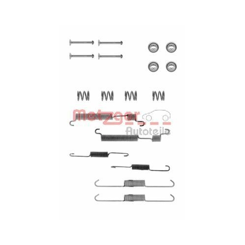 METZGER Zubehörsatz, Bremsbacken